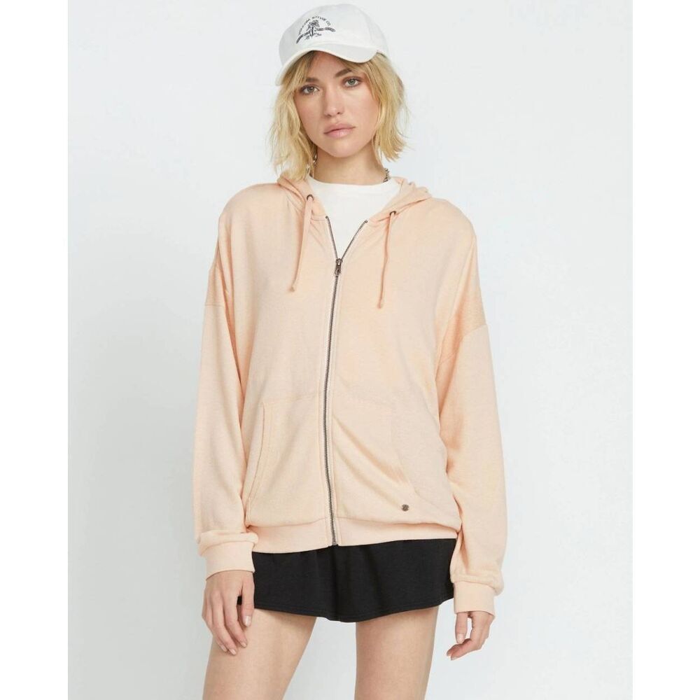 Volcom Women's Lived in Lounge Frenchie Zip Hoodie